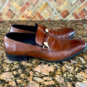 Men’s Kenneth Cole Brown Leather Shoes Size 10.5